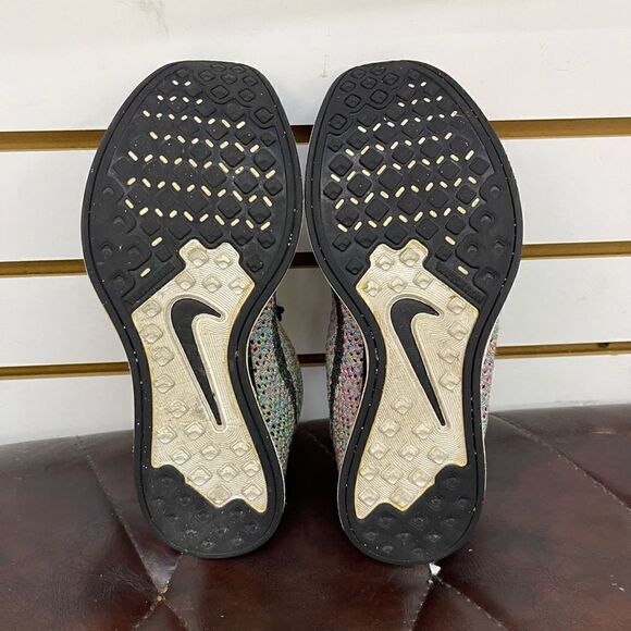 Nike Flyknit Racer Multicolor 526628-304 Rainbow Trainer Runner Men’s Size 6.5 - Picture 8 of 8